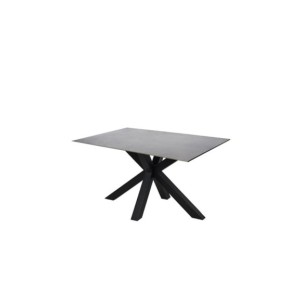 Mesa KOON 140x90 cm de Comedor, Porcelánico / Metal /...