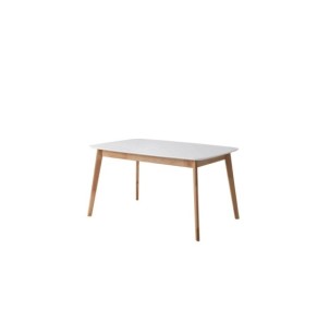 Mesa Extensible ANNAH 120/150x75 cm, MDF / Madera /...