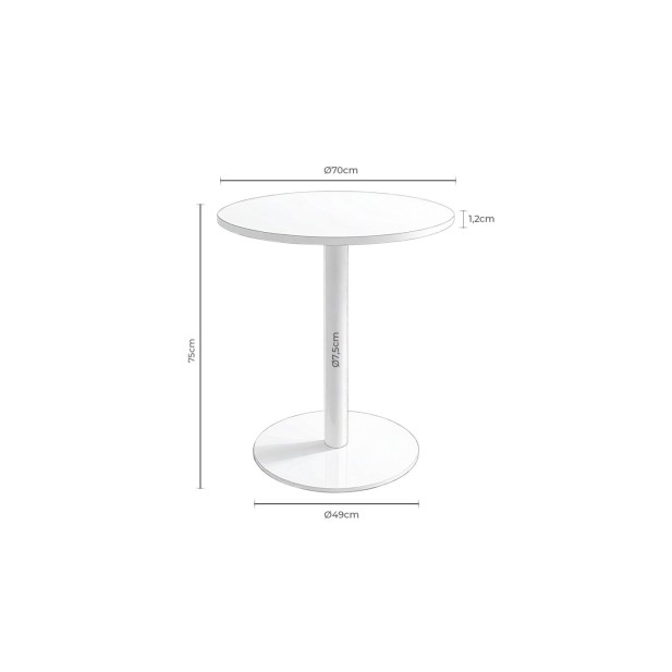 Mesa Baja STATEMENT Ø70x75 cm de...