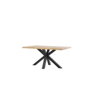 Mesa MOODY 220x100 cm de Comedor, Metal / Madera de Roble...