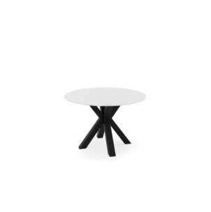 Mesa BEAH Ø100x76 cm de Comedor, Porcelánico / Metal /...