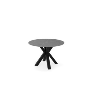 Mesa BEAH Ø100x76 cm de Comedor, Porcelánico / Metal /...