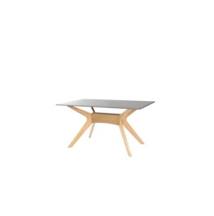 Mesa HERON 140x90 cm de Comedor, Porcelánico / Madera /...