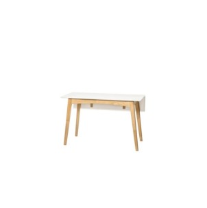 Mesa GERD 120x50 cm de Comedor, MDF / Madera / Blanco /... 2