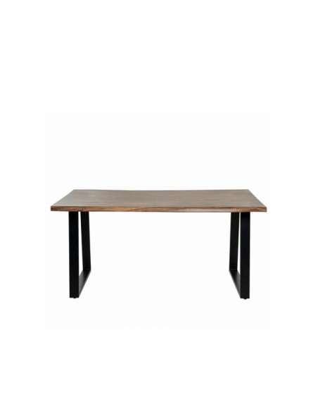 Mesa LOUISE 140x90 cm de Comedor, Madera / Metal / Natural