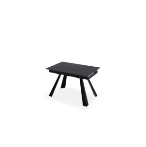 Mesa Extensible KLARA 120/150x80 cm, Porcelánico / Metal...