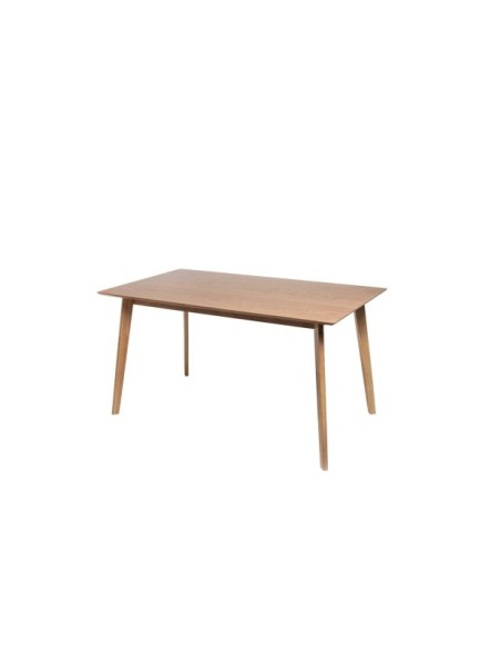 Mesa MOIRA 140x80 cm de Comedor, Chapa de Roble / Madera / Roble
