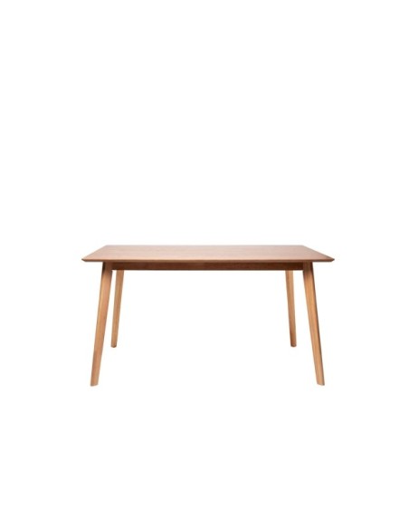 Mesa MOIRA 140x80 cm de Comedor, Chapa de Roble / Madera / Roble