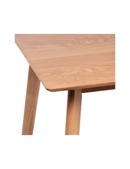 Mesa MOIRA 140x80 cm de Comedor, Chapa de Roble / Madera / Roble