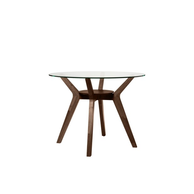 Mesa MAURICE Ø100x76 cm, Cristal /...