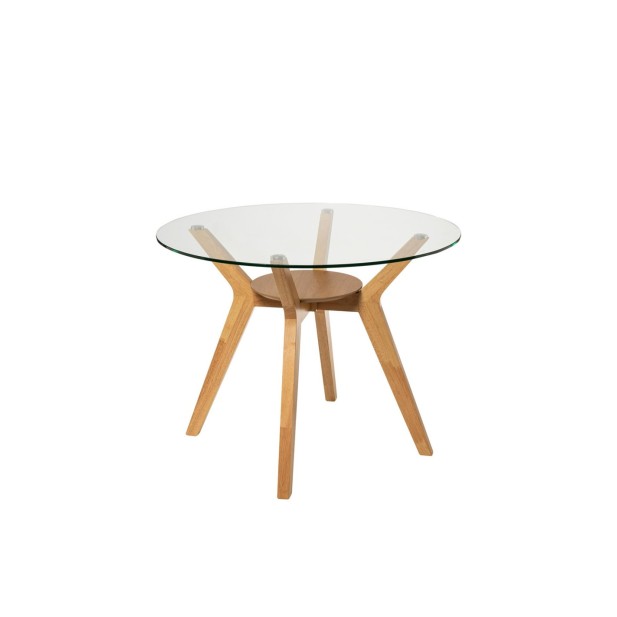 Mesa MAURICE Ø100x76 cm, Cristal /...