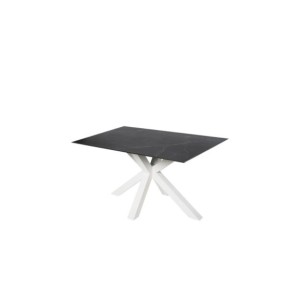 Mesa KOON 160x90 cm de Comedor, Porcelánico / Metal /...