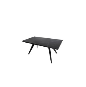 Mesa KONRAD 180x90 cm de Comedor, Porcelánico / Metal /...