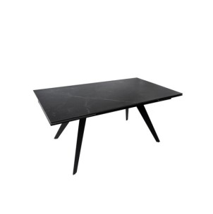 Mesa KONRAD 180x90 cm de Comedor, Porcelánico / Metal /... 2