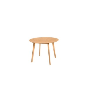 Mesa NONA Ø100x75 cm de Comedor, Chapa de Roble / Madera...