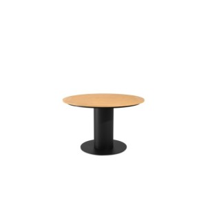 Mesa THELMA Ø120x75 cm de Comedor, Polimadera / Acero /...
