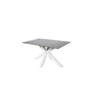 Mesa KOON 140x90 cm de Comedor, Porcelánico / Metal /...