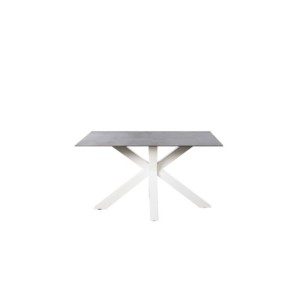 Mesa KOON 140x90 cm de Comedor, Porcelánico / Metal /... 2