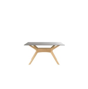 Mesa HERON 160x90 cm de Comedor, Porcelánico / Madera /... 2