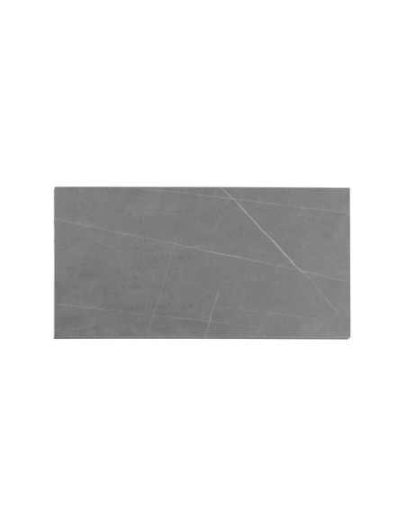 Mesa HERON 160x90 cm de Comedor, Porcelánico / Madera / Gris / Roble