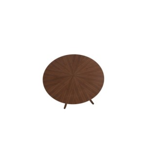 Mesa KARINE Ø120x74 cm de Comedor, Madera de Nogal / Nogal 2