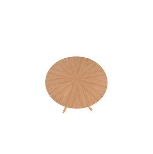Mesa KARINE Ø120x74 cm de Comedor, Madera de Roble / Roble 2