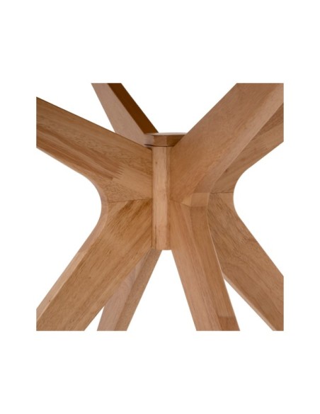 Mesa KARINE Ø120x74 cm de Comedor, Madera de Roble / Roble
