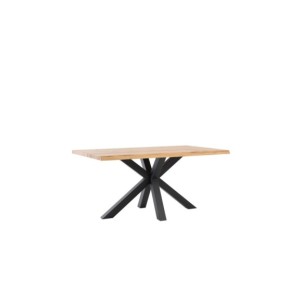 Mesa MOODY 200x100 cm de Comedor, Metal / Madera de Roble... 2
