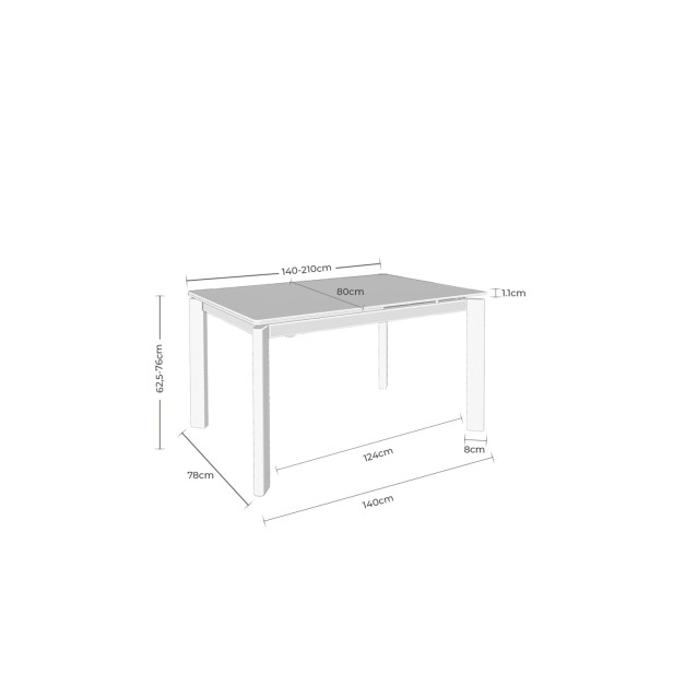 Mesa Extensible CENTAURUS 140/200x90...