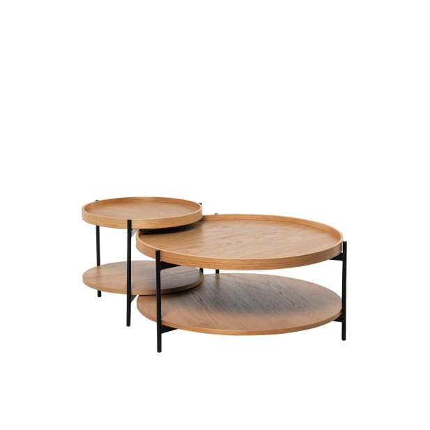 Mesa de Centro LICHT, Chapa de Roble...