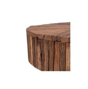 Mesa de Centro HEFTY, Madera Reciclada / Hierro / Natural... 2