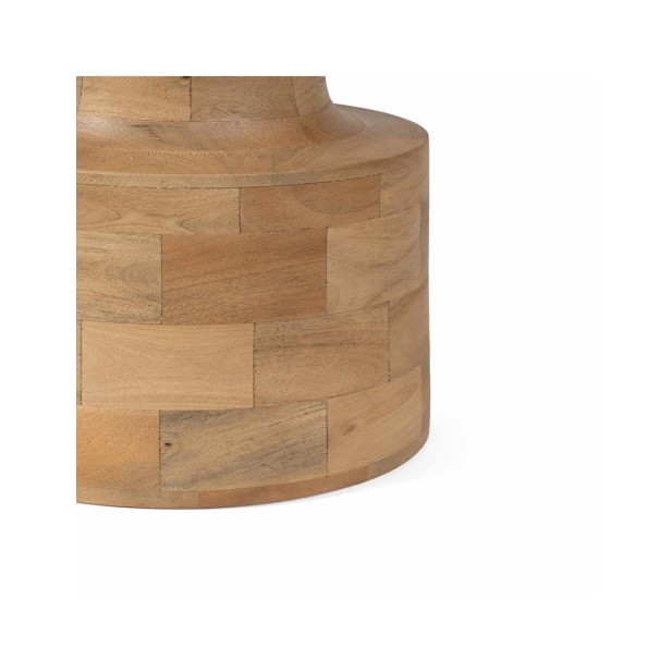 Mesa de Centro HUBERT Ø80 cm, Madera...