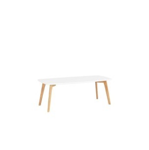 Mesa de Centro RANMA, DM Blanco / Madera de Roble