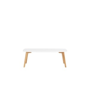 Mesa de Centro RANMA, DM Blanco / Madera de Roble 2