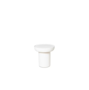 Mesa de Centro LIME Ø50 cm, Madera de Mango / Blanco...
