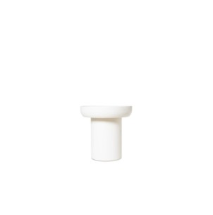 Mesa de Centro LIME Ø50 cm, Madera de Mango / Blanco... 2
