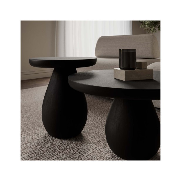 Mesa de Centro THOMAS Ø45 cm, Madera...