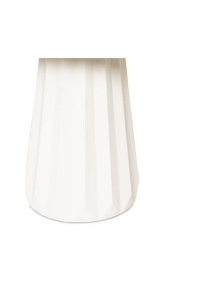 Mesa de Centro MIDAS Ø40 cm, Madera de Mango / Blanco