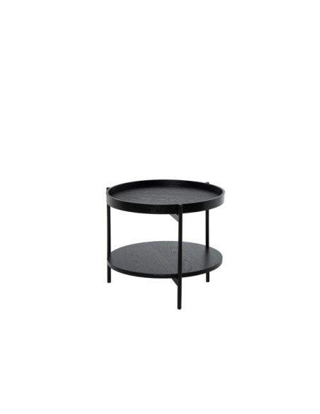Mesa de Centro DIEM, Chapa de Roble / Metal / Negro