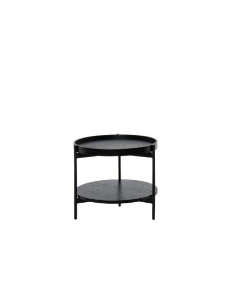 Mesa de Centro DIEM, Chapa de Roble / Metal / Negro