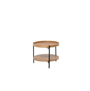 Mesa de Centro DIEM, Chapa de Roble / Metal / Natural /...