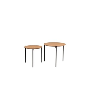 Mesa de Centro MARCUS, Chapa de Roble / Metal Negro 2