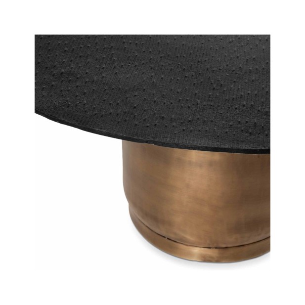 Mesa de Centro TAURA Ø74 cm, Metal /...
