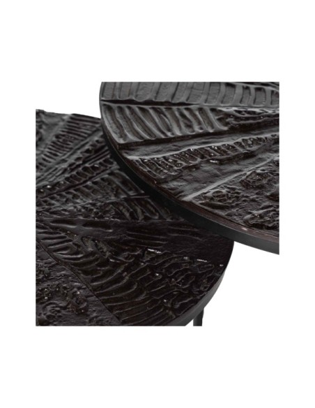 Set 2 Mesas de Centro VADSO, Metal / Negro