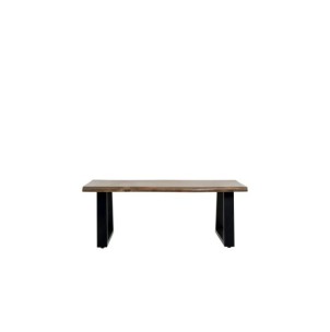 Mesa de Centro REKKA, Acacia / Metal / Natural / Negro 2
