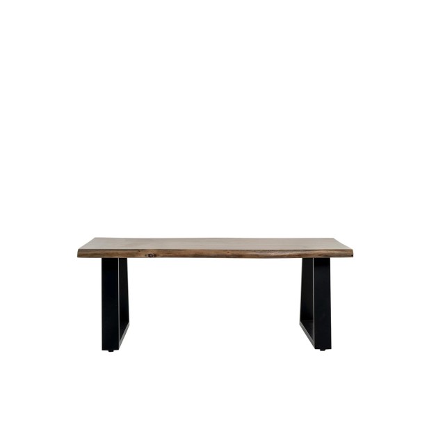 Mesa de Centro REKKA, Acacia / Metal...