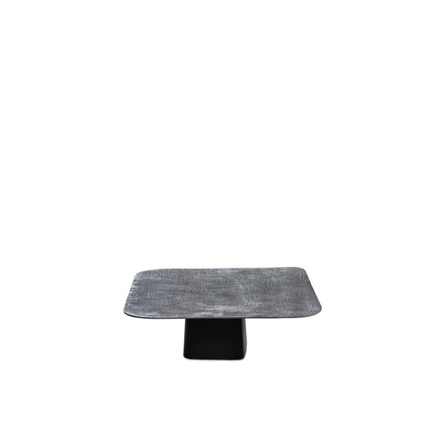 Mesa de Centro SWELL, Aluminio / Negro