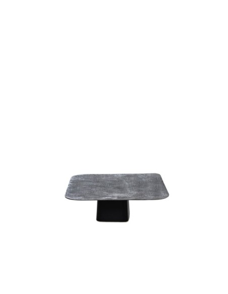 Mesa de Centro SWELL, Aluminio / Negro