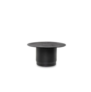 Mesa de Centro TAURA Ø55 cm, Metal / Negro 2