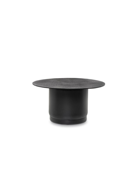Mesa de Centro TAURA Ø55 cm, Metal / Negro